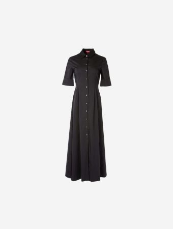 Staud Black Joan Maxi Dress