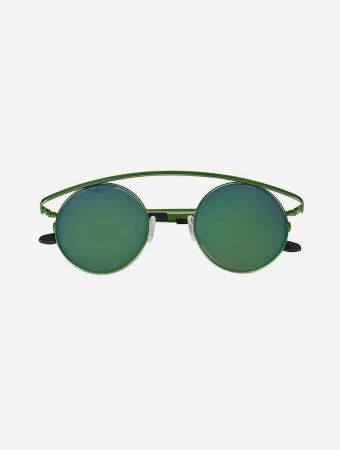 Karen Wazen Green Retro Xl Sunglasses