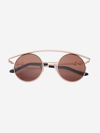 Karen Wazen Brown Retro Xl Sunglasses
