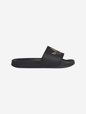 Adidas Core Black Adilette Lite Womens Slides