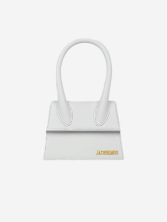 Jacquemus White Le Chiquito Moyen Bag