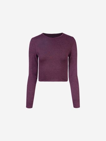Girlfriend Collective Plum Lift Long Sleeves Top
