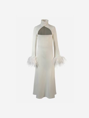 16Arlington White Odessa Midi Dress