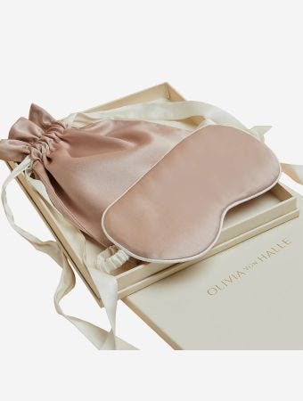 Olivia Von Halle Oyster Ivory Core Eyemask