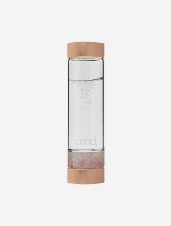 PMD Aqua Gemstone Water Bottle Rose Quartz