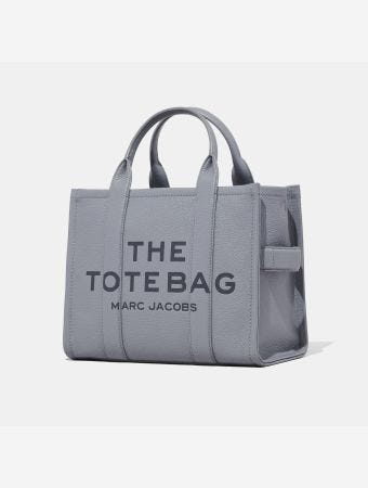 Marc Jacobs Wolf Grey The Small Leather Tote Bag