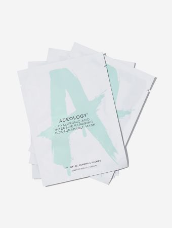 Aceology Hyaluronic Acid Intensive Reparing Biodegradable Mask 4 Pack