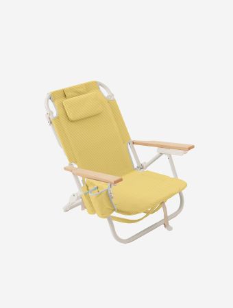 Sunnylife Utopia Pale Banana Deluxe Beach Chair