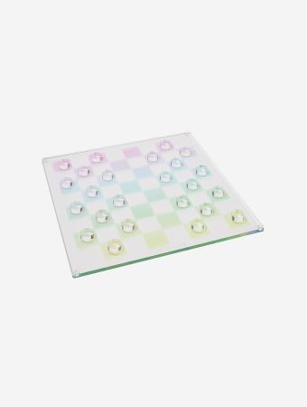 Sunnylife Aurora Lucite Chess & Checkers