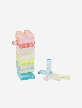 Sunnylife Aurora Mini Lucite Jumbling Tower