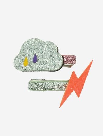 Milk X Soda Multicolor Thunderstorm Hair Clip