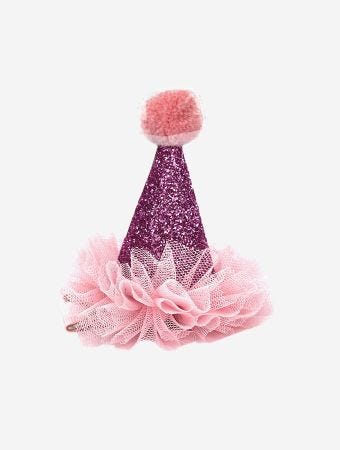 Milk X Soda Pink Party Hat Hair Clip