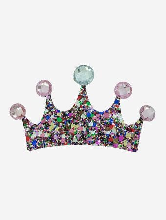 Milk X Soda Multicolor Glitter Crown Hair Clip