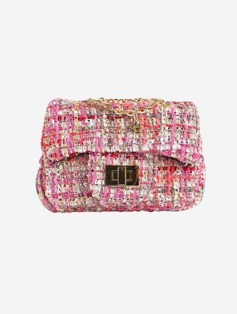 Milk X Soda Pink Amy Boucle Bag
