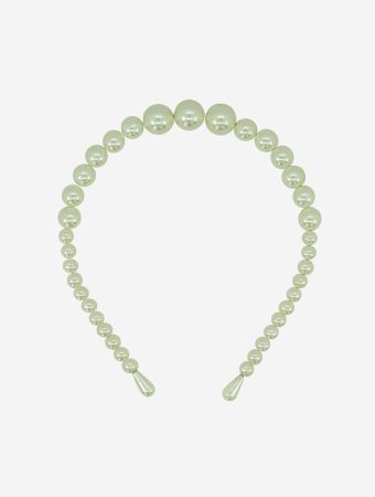 Milk X Soda White Cora Pearl Headband