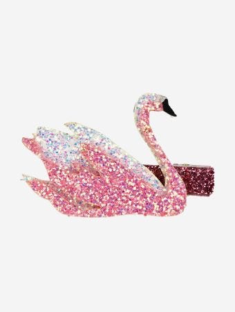 Milk X Soda Pink Swan Hair Clip