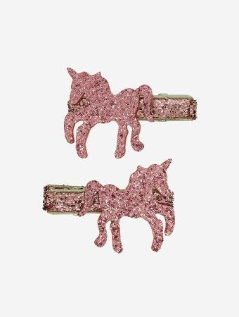 Milk X Soda Pink Twinkle Unicorn Hair Clip