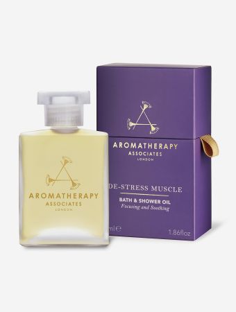 AromaTherapy Associates De-Stress Muscle Bath And Shower Oil 55ML
