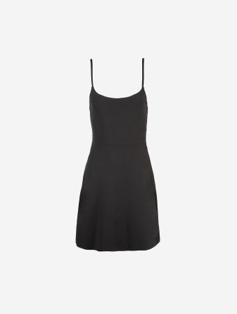 Girlfriend Collective Black Float Juliet Strappy Dress