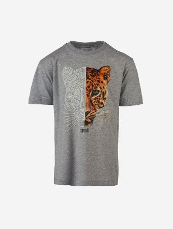 Roberto Cavalli Junior Grey Malange T Shirt
