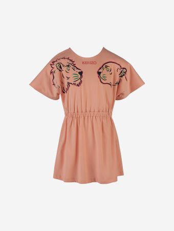 Kenzo Kids Pink Dress