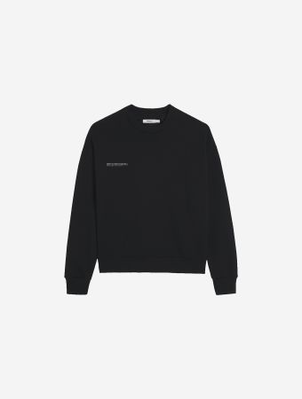 Pangaia Black 365 Midweight Sweatshirt