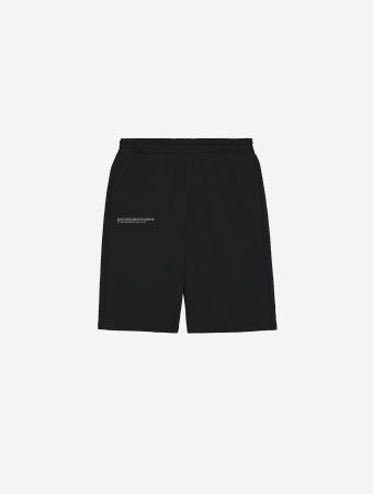 Pangaia Black 365 Midweight Shorts