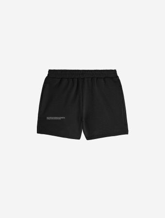 Pangaia Black 365 Midweight Shorts