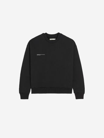 Pangaia Black Signature Sweatshirt