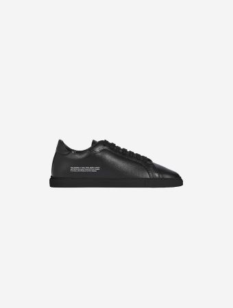 Pangaia Black Grape Leather Sneakers