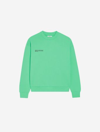 Pangaia Spearmint Green Signature Jersey Sweatshirt