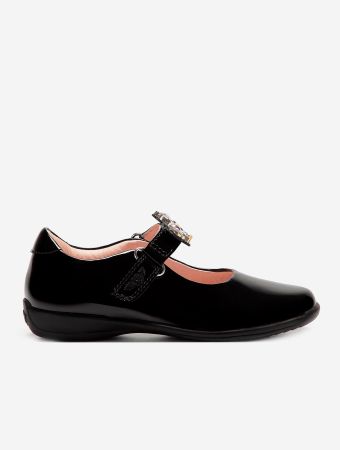 Lelli Kelly Bella School Dolly Black Patent Pump