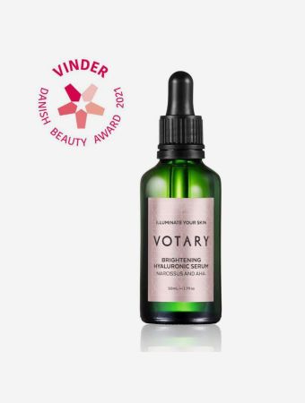 Votary Glow Range Brightening Hyaluronic Serum Narcissus & AHA 50ML