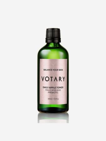 Votary Glow Range Daily Apple Toner AHAs Malic Acid and Prebiotic Toner 100ML