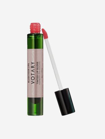 Votary Glow Range Tinted Lip Gloss Raspberry & Squalane 8ML