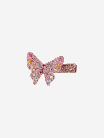 Milk X Soda Pink Aponi Butterfly Hair Clip