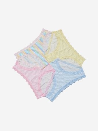 Stripe & Stare Multi Lola Stripe 4 Box Knicker