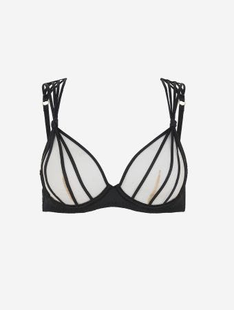 Agent Provocateur Black Sand Ozara Bra