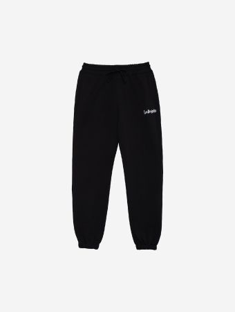 Les Benjamins Black Relaxed Sweatpants