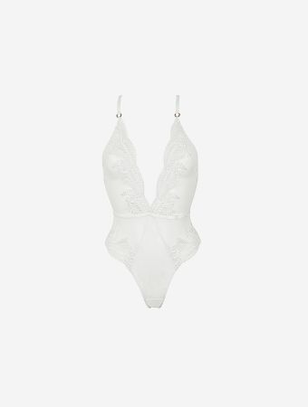 Bluebella White Rafaela Soft Bodysuit