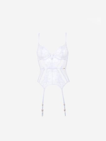 Bluebella White Marseille Wired Basque