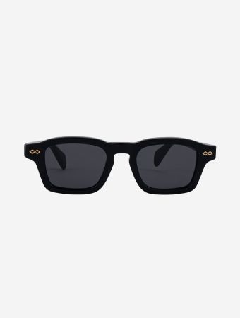 Karen Wazen Black Nora Square Sunglasses
