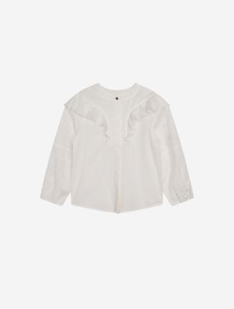 Chloe Kids Off White Blouse
