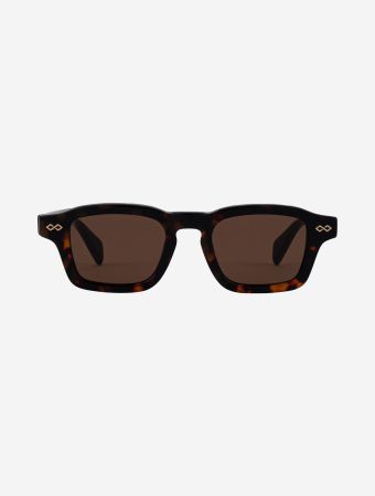 Karen Wazen Tortoise Nora Square Sunglasses
