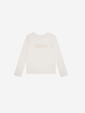 Chloe Kids Off White T Shirt