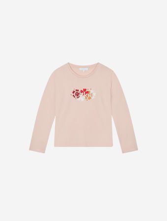 Chloe Kids Pink Washed Pink T Shirt