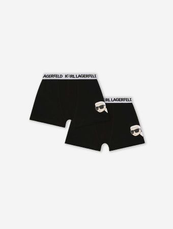 Karl Lagerfeld Kids Black Underwear Set