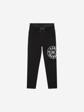 Karl Lagerfeld Kids Black Jogging Pants