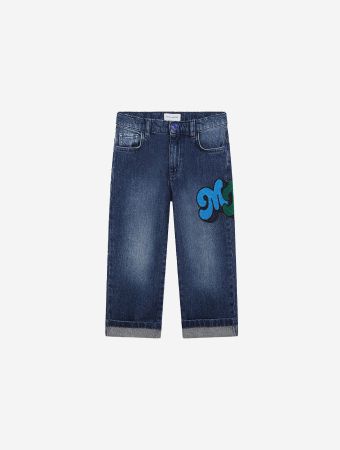 The Marc Jacobs Kids Denim Blue Trousers