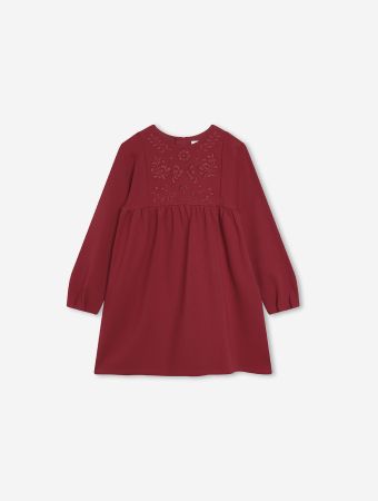 Chloe Kids Dark Red Dress